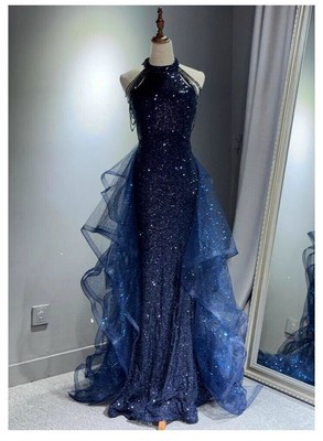 NEW Abend Formal Party Ballkleid Prom Brautjungfer Host Mädchen Kleid cosplay DE