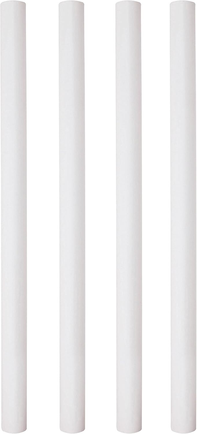Белые пластиковые полые стойки PME диаметром 12,5 дюймов, упаковка из 4 штук