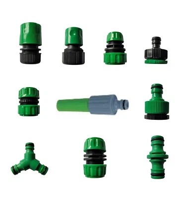 1/2" - 3/4" Gartenschlauch Schlauchverbinder -stück Kupplung Spritze Wasserstop