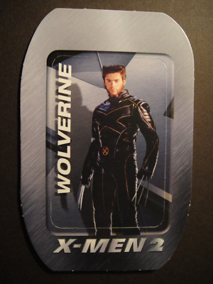 KELLOGGS X MEN 2 WOLVERINE #6 SUPER POWERED MENSCHEN MARVEL COMICFIGUREN