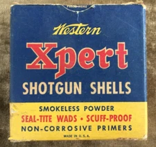 Western Xpert 20 GA Shotgun Shells Empty Vtg Box
