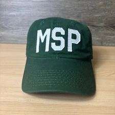 Minneapolis Saint Paul International Airport Hat Cap Strap Back Green MSP Aviate