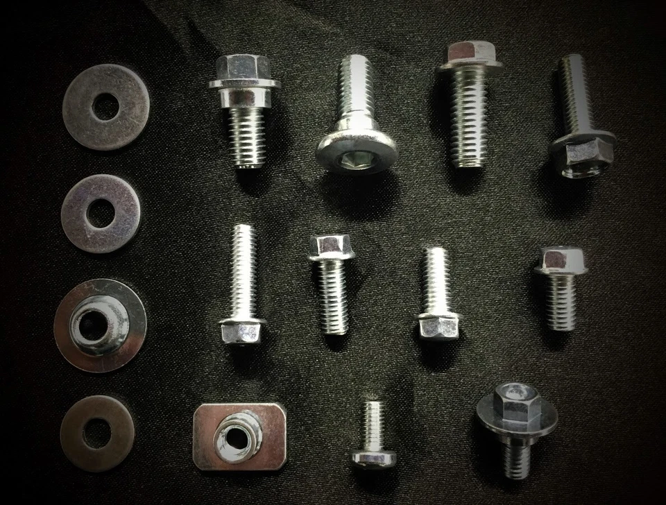 96pc KX PLASTIC BODYWORK BOLT KIT KAWASAKI KX60 KX65 KX80 KX85 KX125 - Image 3 of 3