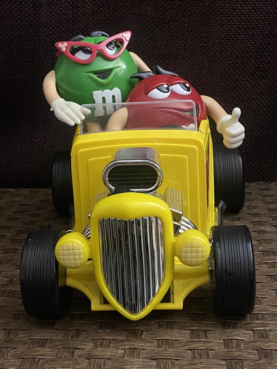 M&M's Rebel Without A Clue Yellow Hot Rod Car Candy Dispenser | eBay