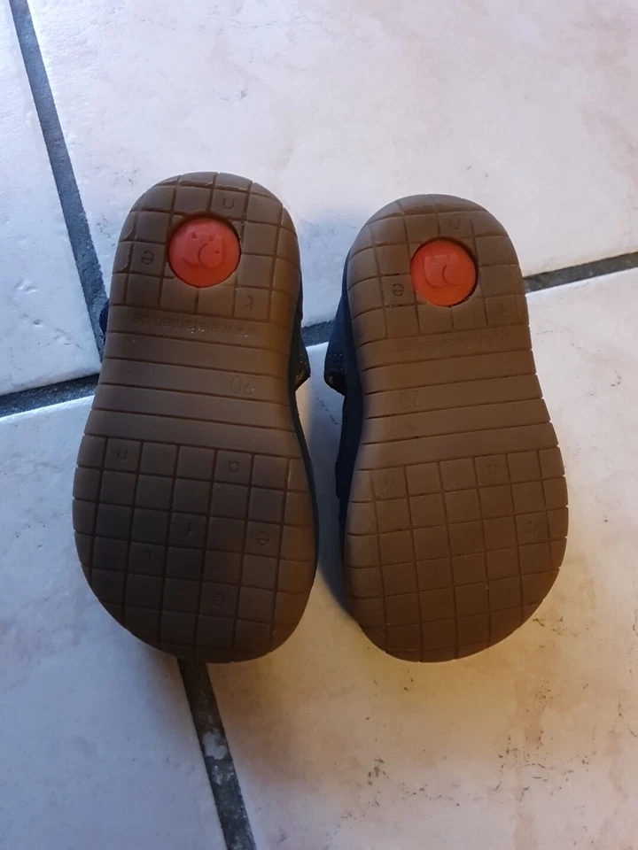 Elefanten Lauflerner Sandalen Gr.20 blau braun *Leder* - Bild 4 von 4