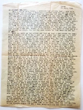 1944, 2-Page Letter From Britton in China to his Dearest Darlings