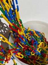 Creative Publications Learning Plastic Links Play Chains Kids Play Learning Vtg