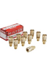 10 Milton 1/4" Male NPT M Style Air fitting Quick Connect Coupler 716