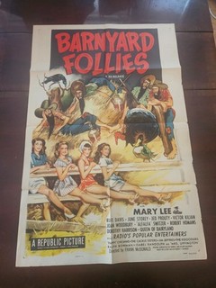 R1951 BARNYARD FOLLIES Original One Sheet Poster 27x41