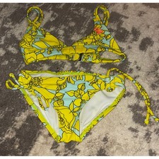 Roxy Tennie Wahine Floral Print Bikini 0 XXS