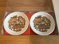 Royal Worcester Palissy Trinket Dishes -5 Inch
