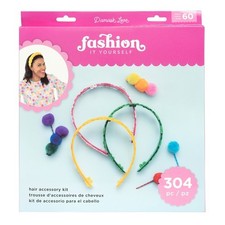 AMERICAN CRAFTS FASHION IT YOURSELF - HAIR ACCESSORY KIT - 304 PCS