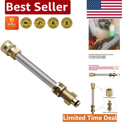 #ad Versatile 6.3” Pressure Washer Adapter with Maximum 3000 PSI – Easy Installation $20.39