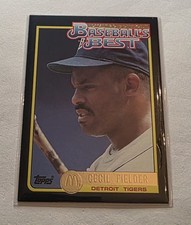 1992 Topps McDonald's Limited Edition Baseball's Best - Cecil Fielder #1