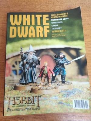 White Dwarf December 2012 Warhammer 40k WH40K Hobbit Magazine GW
