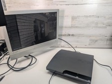 Sony PlayStation 3 PS3 Slim Black CECH-2501B 320GB Console W/ 16 Games Tested