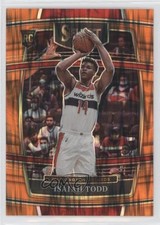 2021-22 Panini Select Concourse Orange Flash Prizm Isaiah Todd #65 12g7