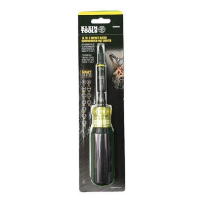 Klein Tools 32500HDG Impact Rated Screwdriver/Nut Driver 11-In-1 Set New (D1)