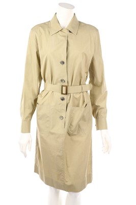 AKRIS Kleid Safari Stil mit Gürtel D 38 khaki