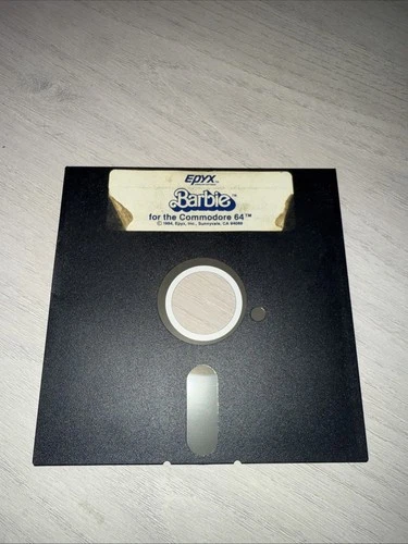 COMMODORE 64-- BARBIE (EPYX - DISK) 1984 Untested