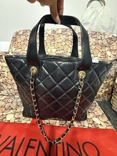 Valentino Handbag.. Black Padded Shoulder Bag Very Good Condition With Dust Bag
