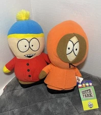 Nanco South Park Comedy Central Plush 8” Kenny & Cartman Lot Of 2