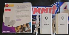 NETGEAR PLP2000-100PAS Powerline 2000 Mbps Kit With Wall Plugs