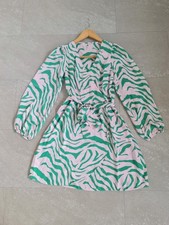 River Island, long sleeve, mini satin party dress Size 8. New without tag