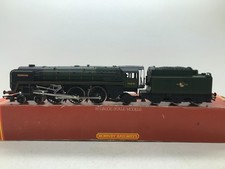 HORNBY OO GAUGE R033 BR GREEN BRITANNIA MORNING STAR LOCOMOTIVE  + BOXED