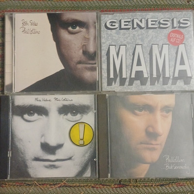 3x Alben Phil COLLINS + 1x Single Genesis