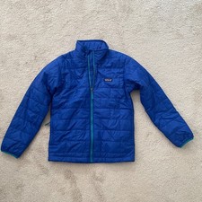 NEW NWT Patagonia Kid's Nano Puff Brick Quilted Jacket Passage Blue L 12 Unisex