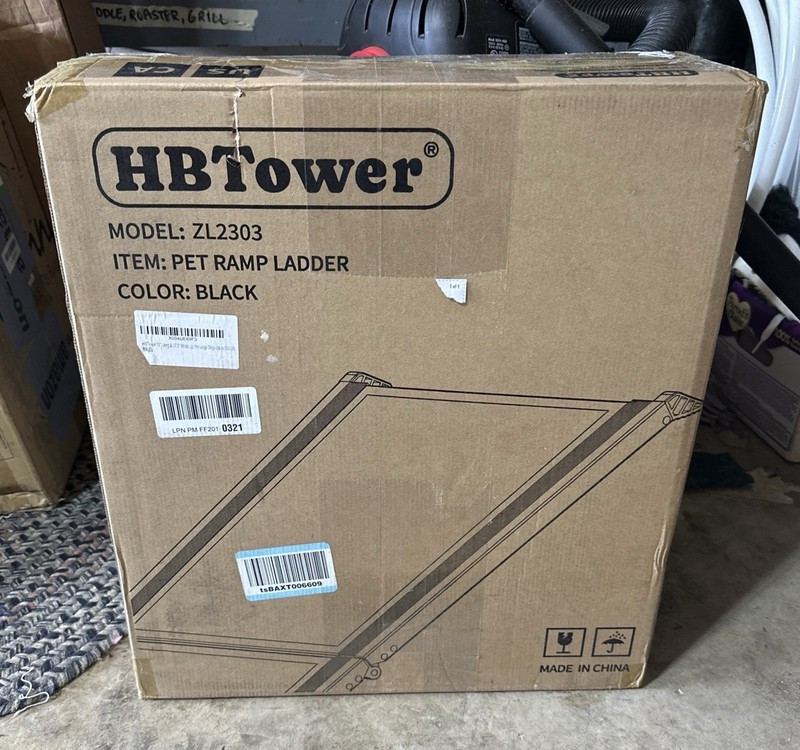 HBTower ZL2303 71" Folding Non-Slip Pet Ramp for S/M/L Dogs, Portable 250lbs