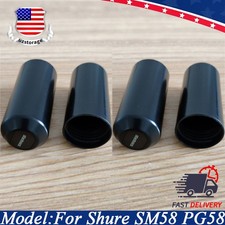 2 Pair For Shure SM58 PG58 Handheld Mics Transmitter Battery Screw on Cap Cover
