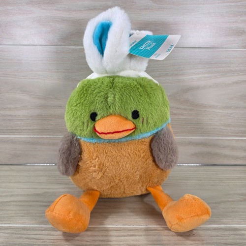 Ways To Celebrate Duck Bunny Rabbit Ears Plush Stuffed Animal Easter Spring NWT
