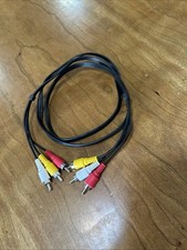 Premium 3 Male to 3 RCA Male Audio/Visual Cable 4 Ft