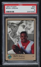 1992 Studio Brian Jordan #93 PSA 9 MINT 1c7