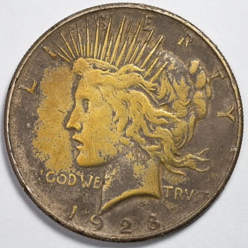 1928-S Peace Silver Dollar Extremely Fine (XF) Details