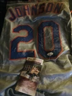 Howard Johnson Signed Jersey (JSA COA) New York Mets Custom Gray Baseball