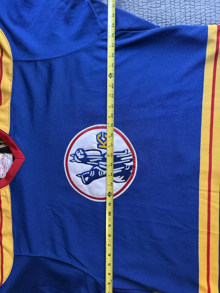 Camiseta deportiva de pago Mitchell & Ness auténtica vintage de los Kansas City Scouts 74/75 talla 52 Foto 4 de 4