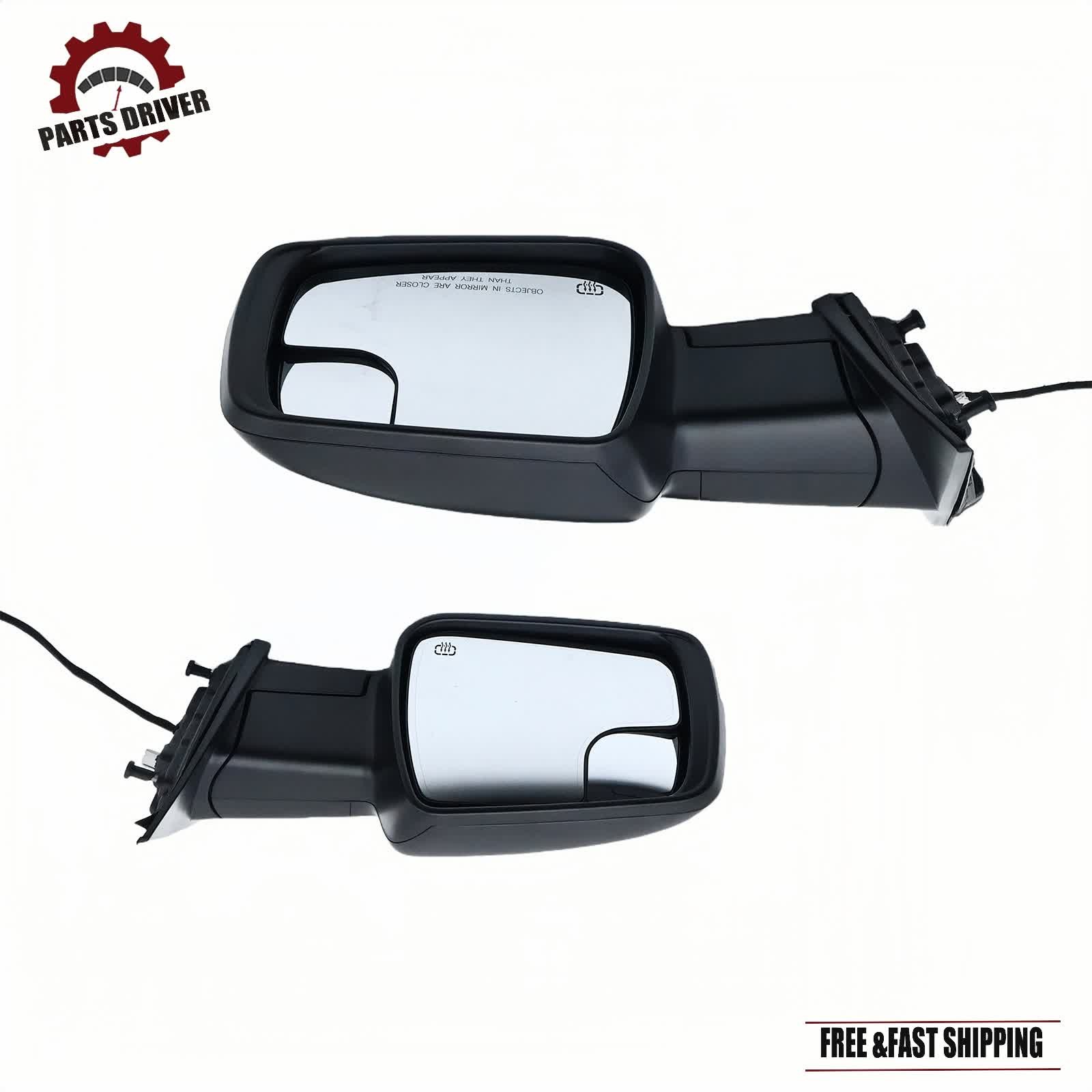 2Pcs Left Right for Ram 1500 Pair Mirrors Driver & Passenger Side Heated thumbnail 15