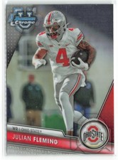 2023 Bowman Chrome University Julian Fleming RC Ohio State #109