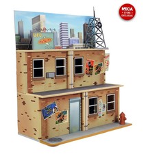 NECA Teenage Mutant Ninja Turtles Cartoon Street Scene Diorama