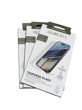 Quikcell Tempered Glass Screen Protector for Apple iPhone 15 Plus Set Of 3
