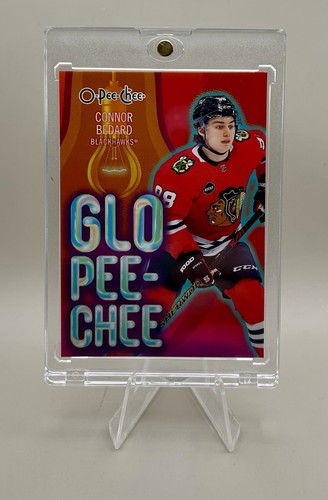 Connor Bedard #GLO-7 2024 O-Pee-Chee Glo-Pee-Chee card