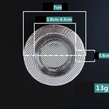 Mesh Sink Strainer Drain Sink Filter Plastic Silicone Kitchen Food Rice Sink Sto
