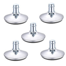 5PCS Low Profile Bell Glides 2" Replacement Office Desk Chair or Stool Swivel Ca