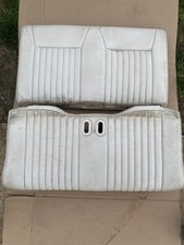 1990-1993 Ford Mustang Convertible White Leather Rear Seat Feature Edition Oem