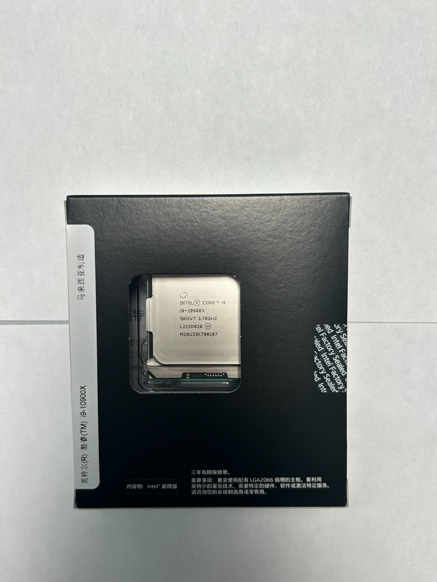 Intel Core i9 10900X 新品未開封 Intel Core i9-10900X X-Series Processor, 3.7 GHz, 10-Core