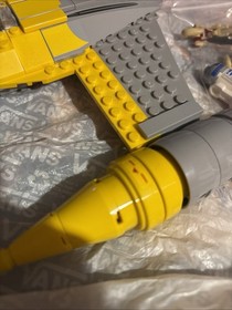 7877 LEGO Star Wars: Naboo Starfighter (Incomplete w/ Minifigs) See Desc.