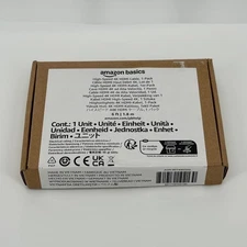 Amazon Basics HDMI Cable, 6ft, 4K@60Hz, High-Speed 4K HDMI 2.0 Cord (18Gbps)